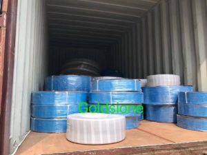 pvc layflat hose in container