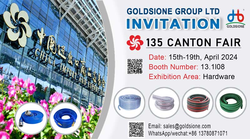 Your VIP Invitation to Explore PVC Hose at the 135th Canton Fair