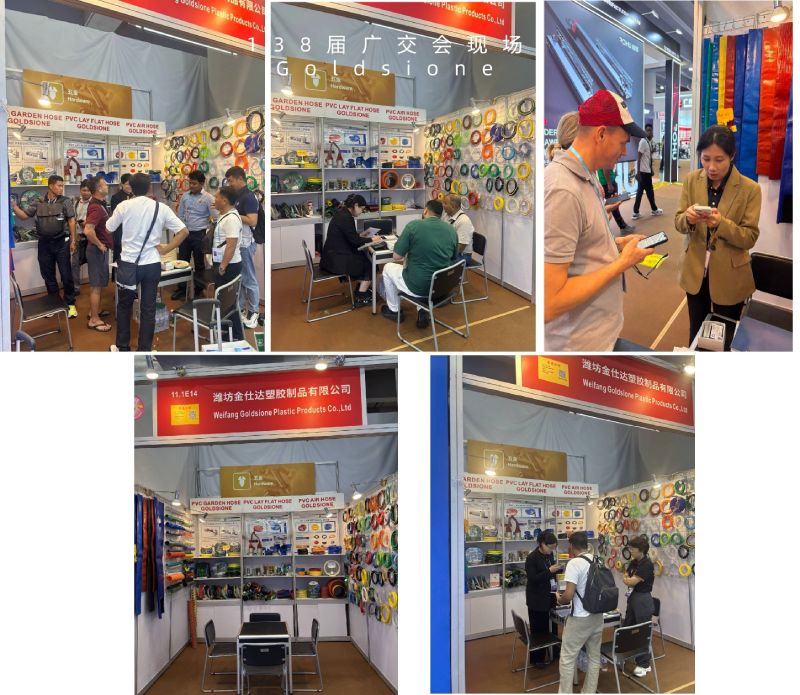 On the afternoon of October 19th, with the sound of the closing music, the first phase of the GOLDSIONE Canton Fair came to a successful end. Although affected by chain reactions such as U.S. tariff sanctions, this did not dampen the enthusiasm of countries along the 'Belt and Road' and other markets. We are grateful for the strength of our motherland, which protects and supports foreign trade expansion! At this exhibition, our company attracted a large number of new and existing customers to come for communication and negotiations, and reached preliminary purchase intentions with dozens of foreign clients. 10月19号下午随着闭馆的音乐响起，金仕达塑胶广交会第一期参展圆满结束。 虽受美国关税制裁等连锁影响，但丝毫不影响“一带一路”国家和其他市场的热情，感谢祖国的强大，为外贸出海保驾护航！ 此次展会我司吸引了大量的新老客户前来交流洽谈，并与数十家国外客户达成了初步购买意向。